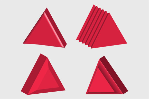 3D Shapes Clip Art Geometry Shapes: Elevating Design with Professional Vector Assets
