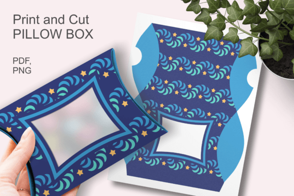 Blue Ribbons N Stars Window Pillow Box: Integrating Festive Packaging into Your Creative Workflow