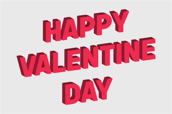 Elevating Seasonal Campaigns with the Happy Valentine Day 3D Text Effect
