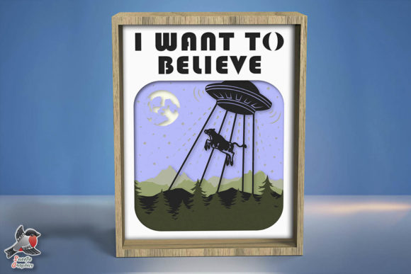 Evaluating the 3D Alien UFO Shadow Box SVG Template for DIY Lighting Projects