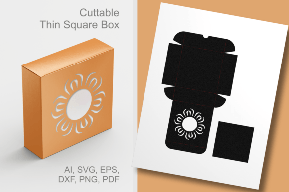 Evaluating the Blossom Round Window Thin Square Box SVG for Custom Packaging