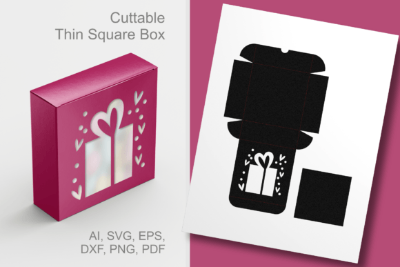 Evaluating the Gift Shape Window Thin Square Favor Box for DIY Packaging