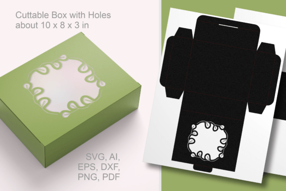 Leafy Twigs Window Rectangular Favor Box: A Versatile DIY Packaging Solution