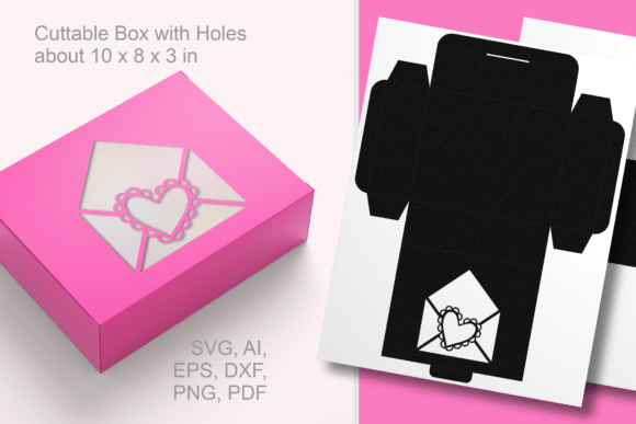 Love Mail Window Rectangular Favor Box: A Practical Digital Template for Custom Packaging