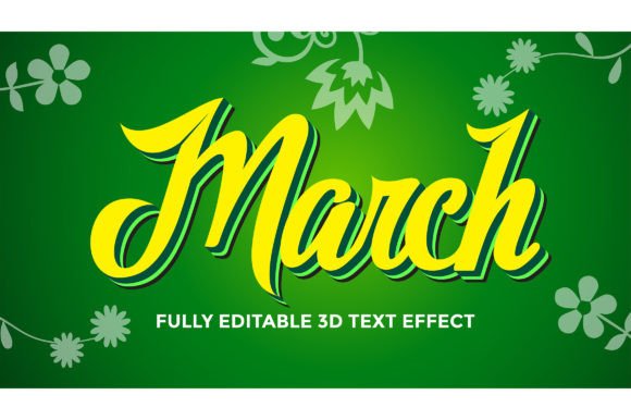 Maximizing Design Efficiency with 3D Editable Text March Templates