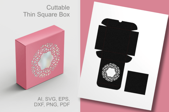 Rich Border Window Square Box Template Guide