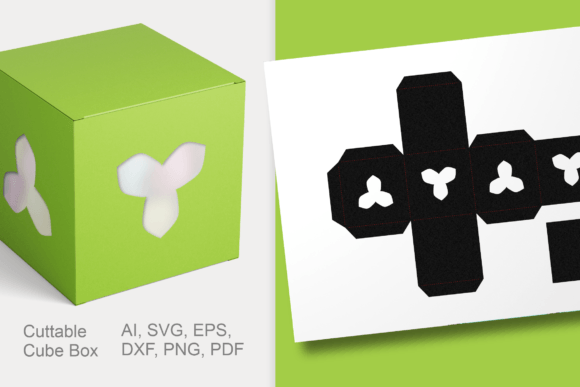 Simple Trefoil Windows Cube Box Template: A Practical Packaging Resource