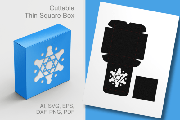 Six-Pointed Star Window Square Gift Box: Crafting with Precision and Purpose