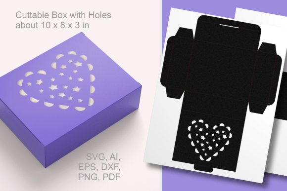 Stars in a Heart Rectangular Gift Box: Elevating DIY Packaging with Precision Design