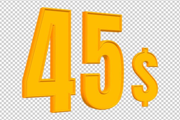 Understanding the 45 Dollar Price PNG 3D Asset: A Guide to High-Resolution Digital Design